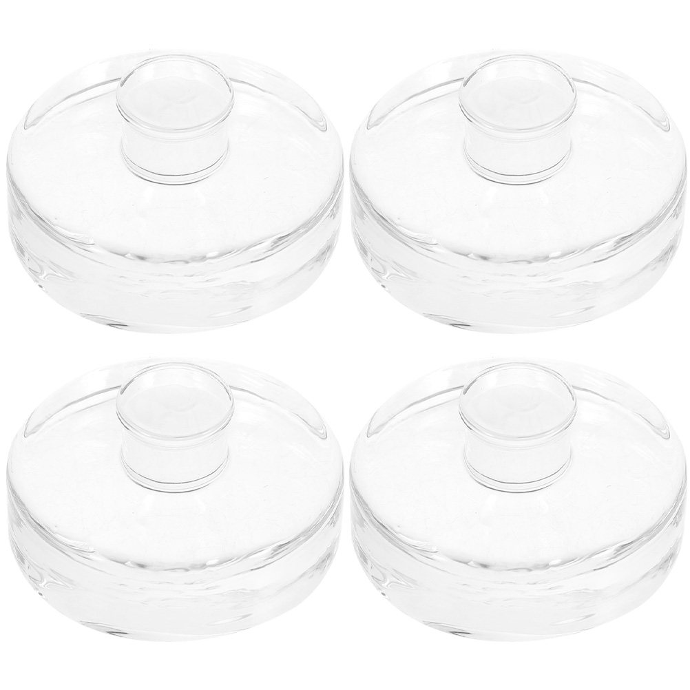 Mason Jar Wide Mouth - 4Pcs Premium Glass Fermenting Lids for