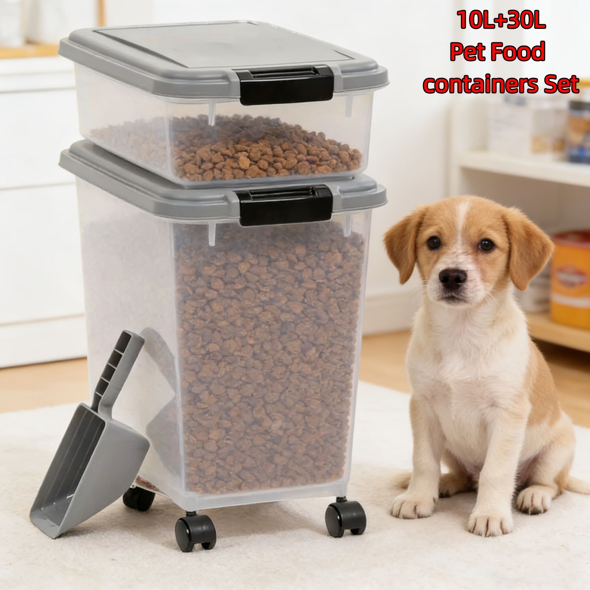 Food Storage Dog - Airtight Pet Food Container for Cats
