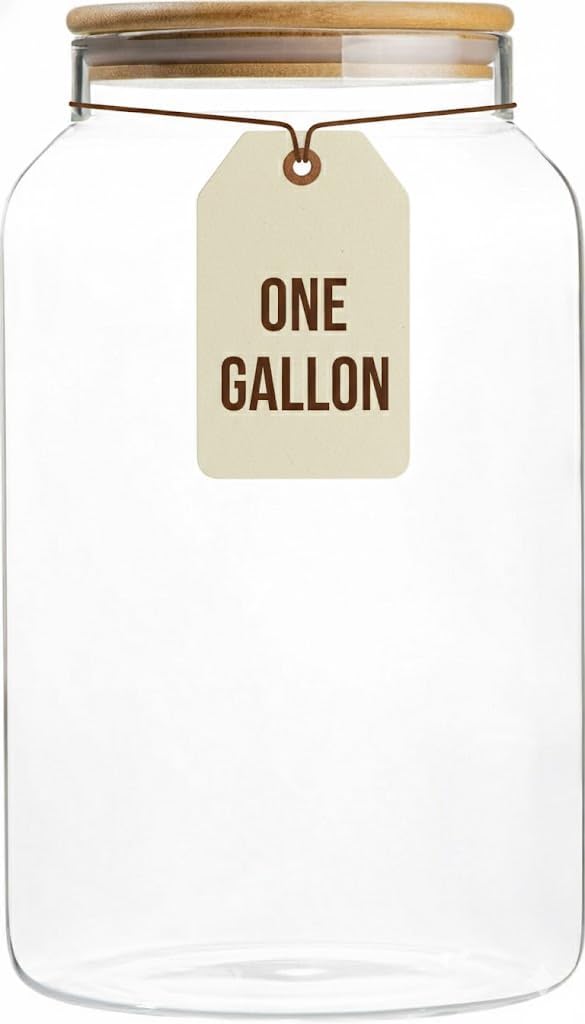 Food Storage In The Kitchen - 1 Gallon Glass Large Jar with