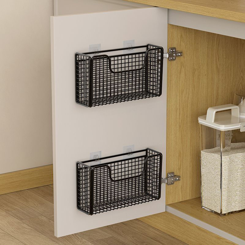 Food Storage Cabinet For Kitchen - Punch-free Kitchen Cabinet Door Storage Box