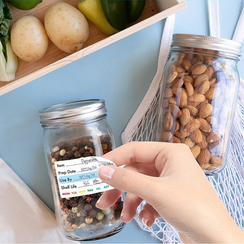Food Storage Expiration Dates - Label Stationery Sticker Snacks Candy Storage