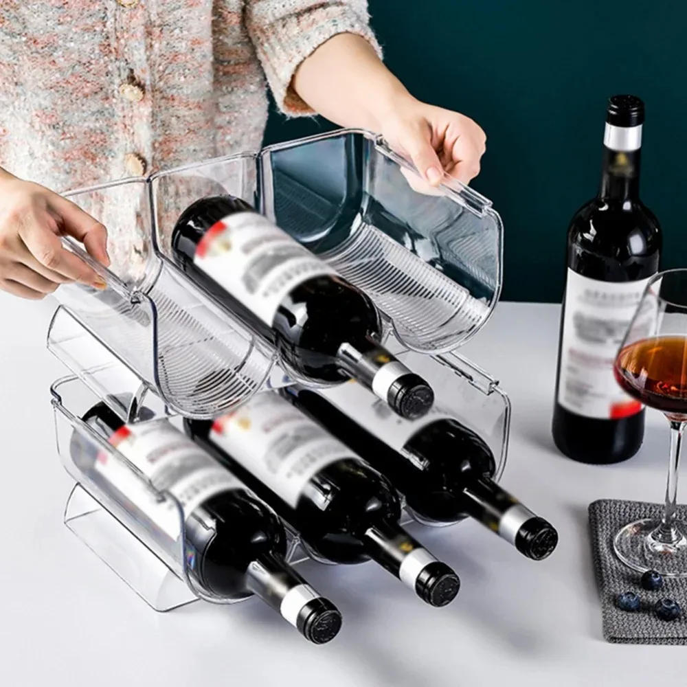 Food Storage Utensils - Clear Refrigerator Wine and Water Bottle