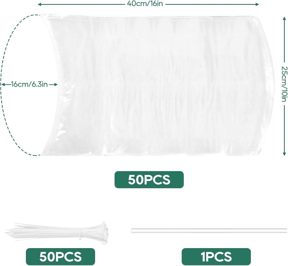 50 Pcs Poultry Shrink Bags 10x - Food Storage Silicone Bags avis et prix