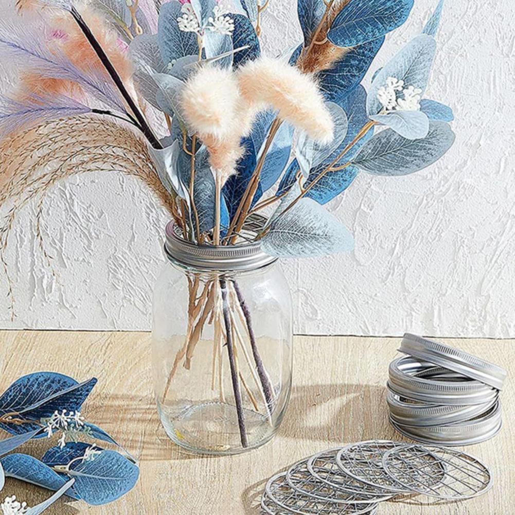 Metal Mason Flower Jar Insert  - Mason Jar Wide Mouth avis et prix