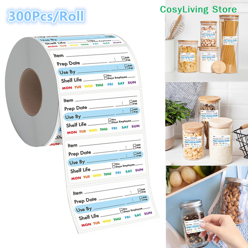 [CL]300Pcs/Roll Kitchen Date F - Food Storage Expiration Dates avis et prix