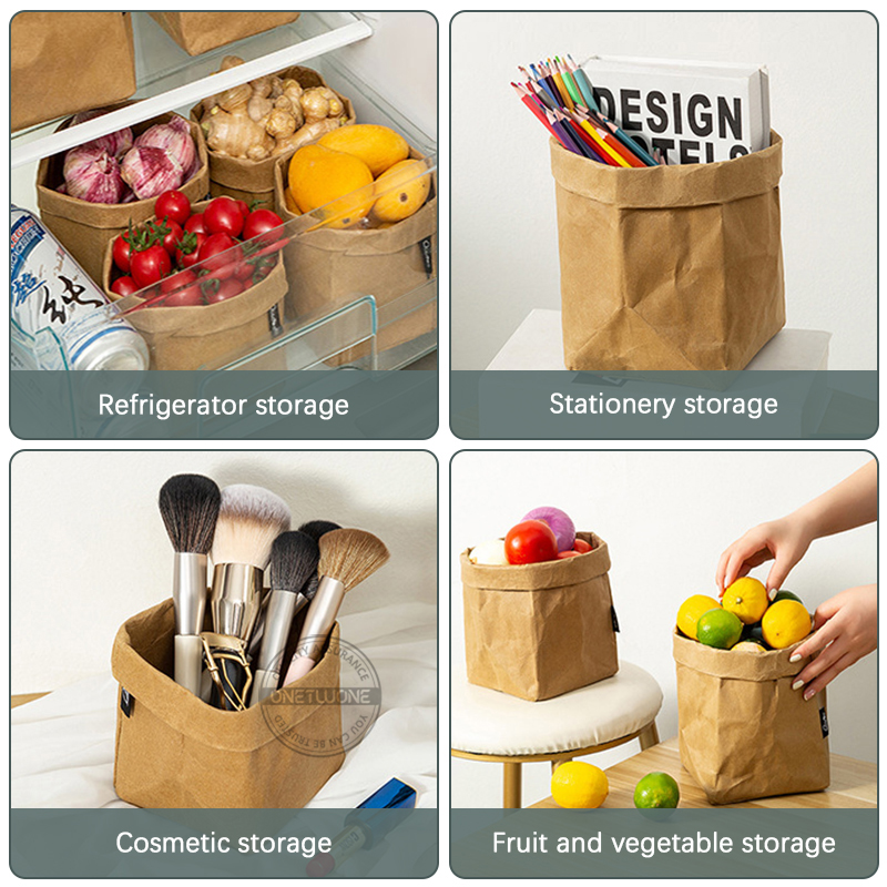 Kraft Paper Bag Washable Paper - Food Storage Net avis et prix