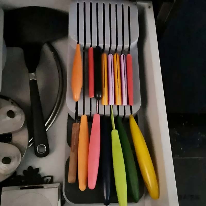 Practical Drawer Knife Storage - Food Storage Cabinet For Kitchen avis et prix