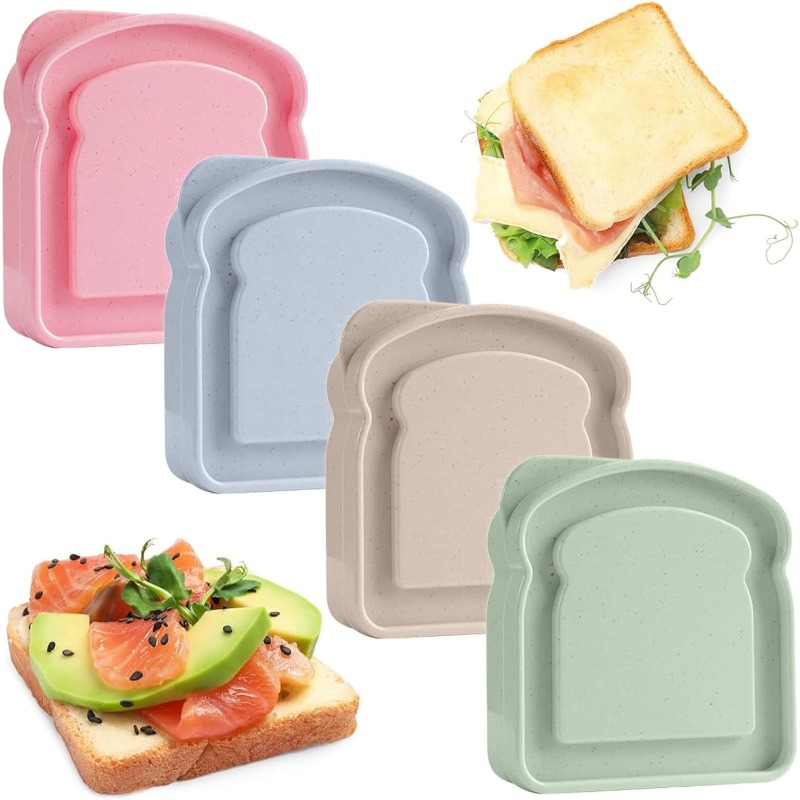 1/4pcs Sandwich Container Lunc - Food Storage Camping avis et prix