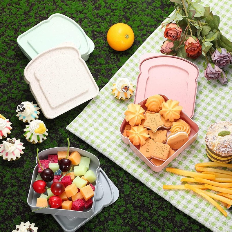 1/4pcs Sandwich Container Lunc - Food Storage Camping avis et prix