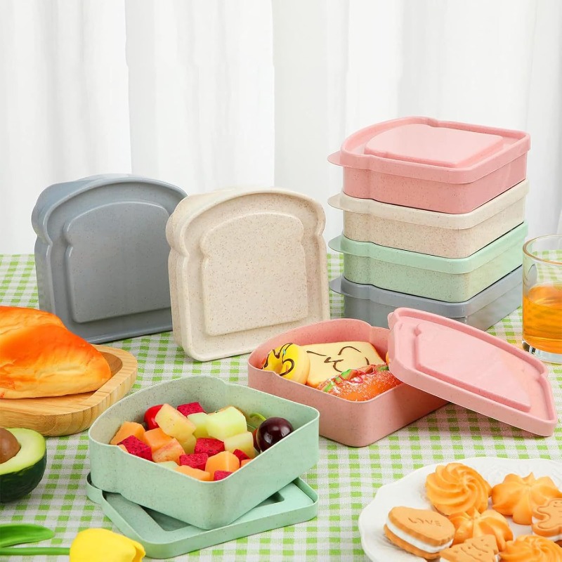 1/4pcs Sandwich Container Lunc - Food Storage Camping avis et prix
