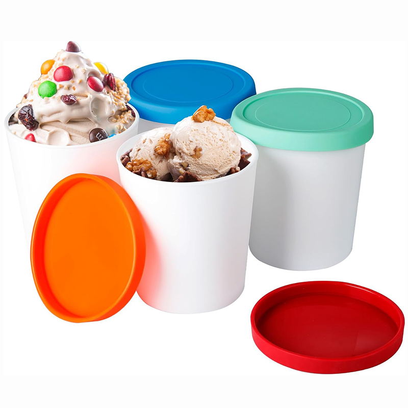 4Pcs Food Containers, 1 Quart  - Food Storage Quart Containers avis et prix