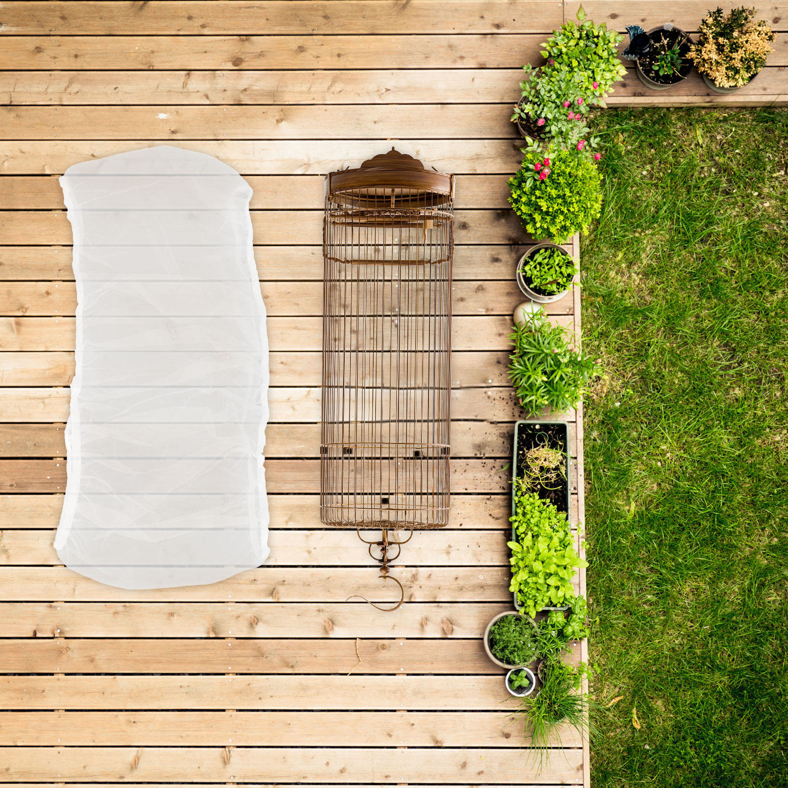 Bird Cage Cover Mesh Netting F - Food Storage Net avis et prix
