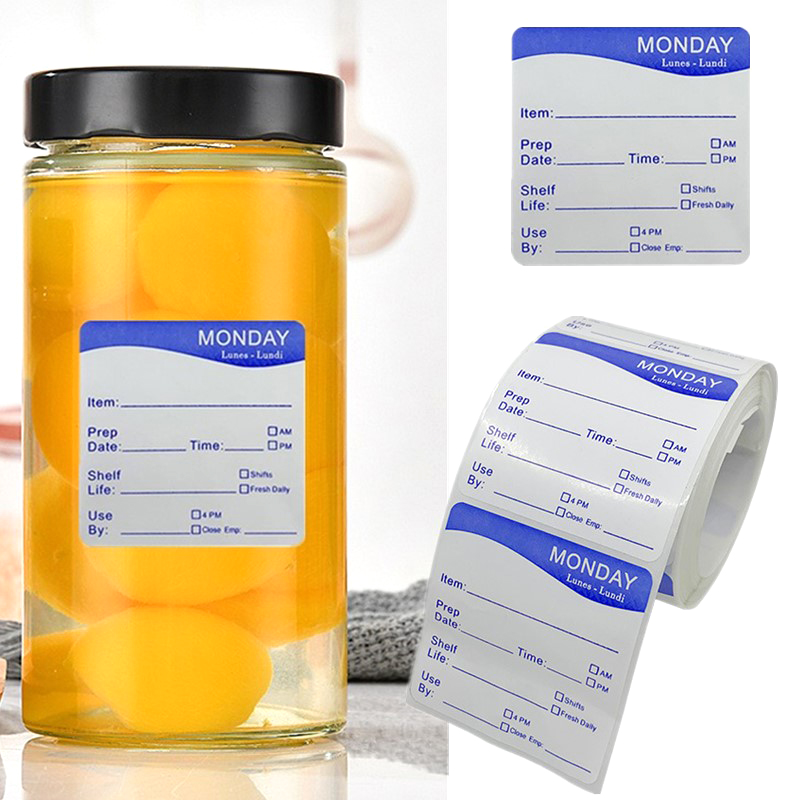 250Pcs/Roll Kitchen Date Food  - Food Storage Expiration Dates avis et prix