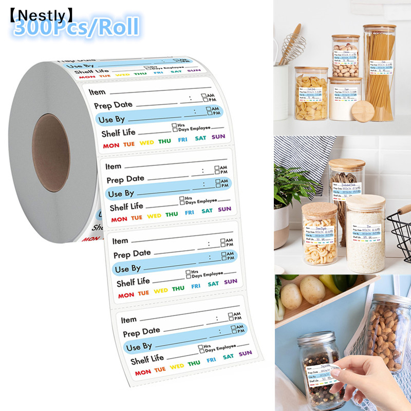 300Pcs/Roll Kitchen Date Food  - Food Storage Expiration Dates avis et prix