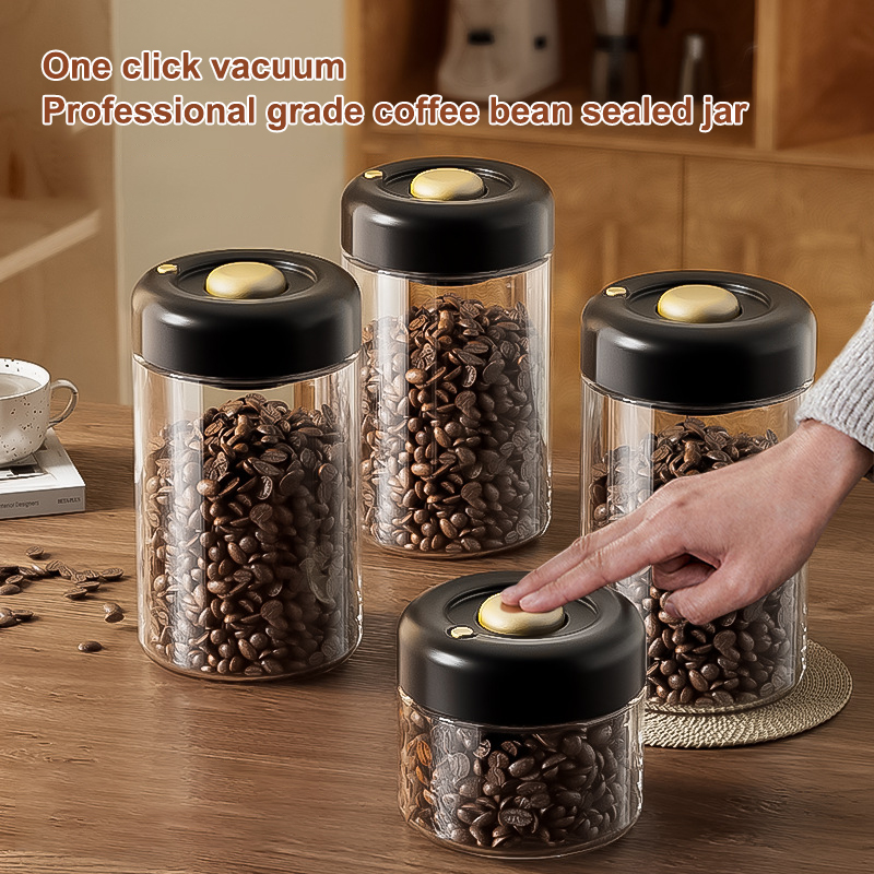 Transparent Glass Coffee Beans - Food Storage Vacuum Seal avis et prix