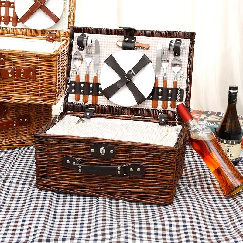 Family outing picnic basket, o - Food Storage Camping avis et prix