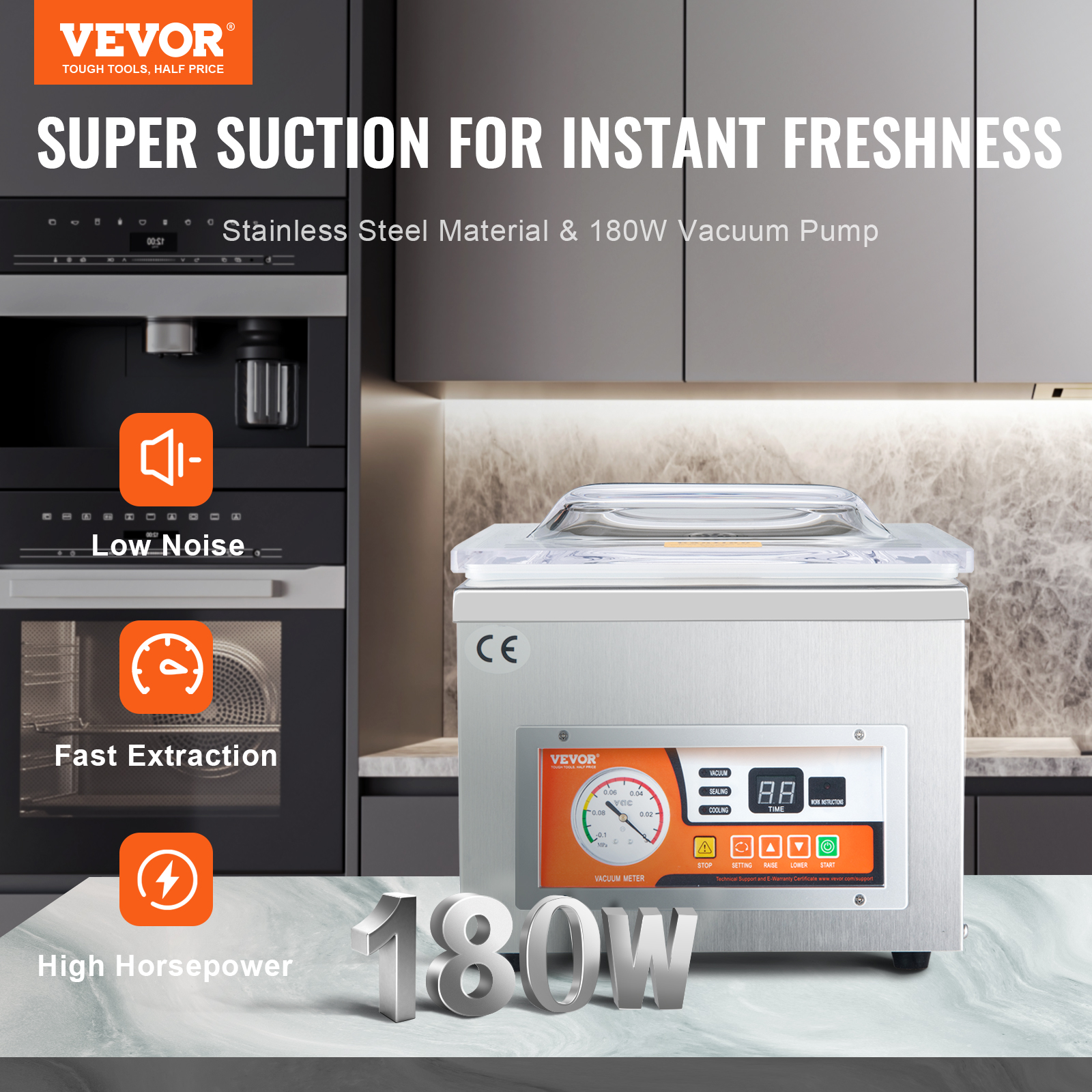SucceBuy DZ-260A Chamber Vacuu - Food Storage Vacuum Seal avis et prix