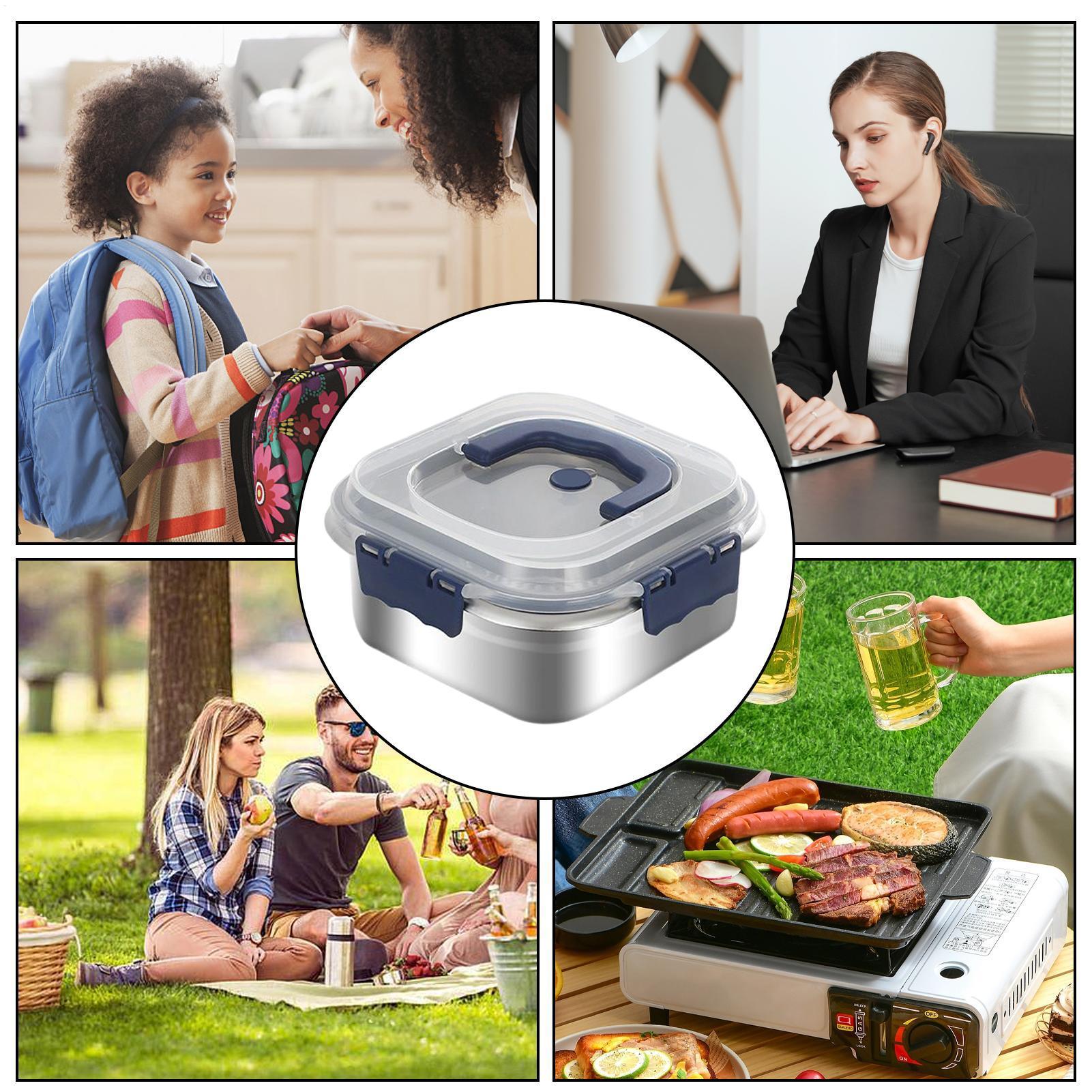 Stainless Lunch Box Stainless  - Food Storage Camping avis et prix
