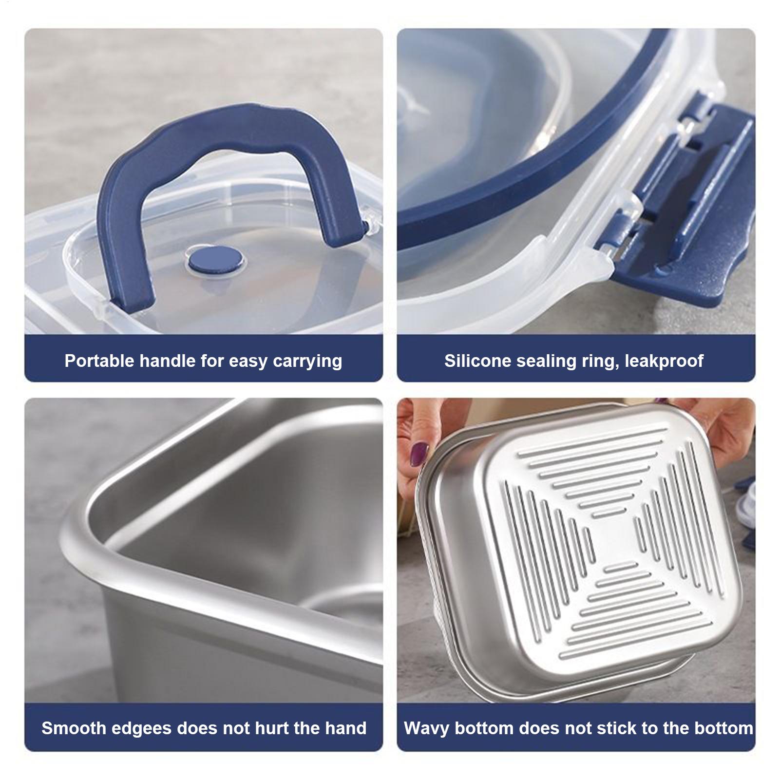 Stainless Lunch Box Stainless  - Food Storage Camping avis et prix