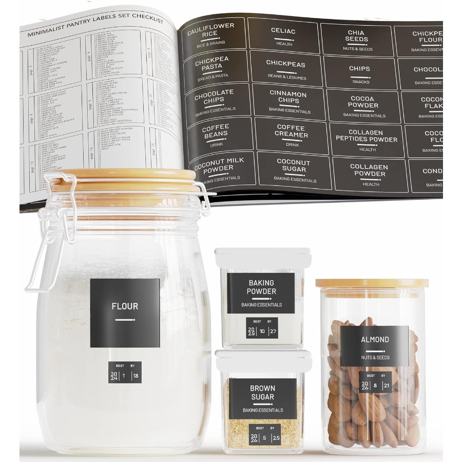 284 Pantry Labels with 112 Exp - Food Storage Expiration Dates avis et prix