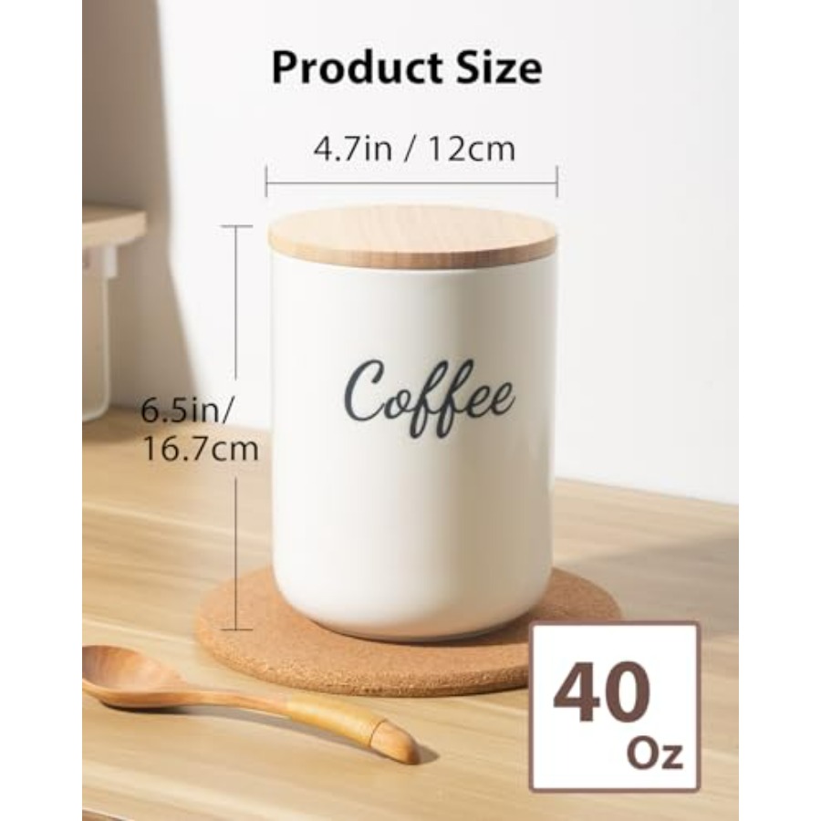 Ceramic Container with Lid, 40 - Food Storage Jars Plastic avis et prix