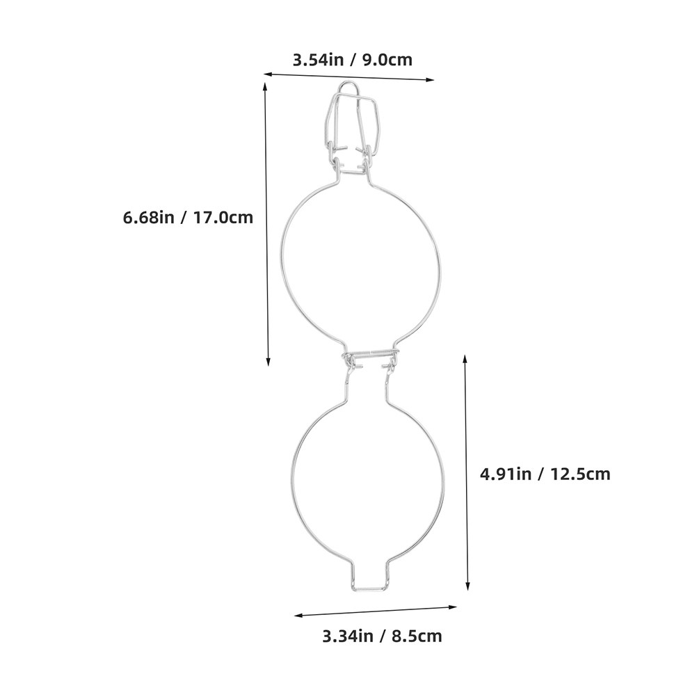 3pcs Stainless Steel Wire Clam - Mason Jar Wide Mouth avis et prix