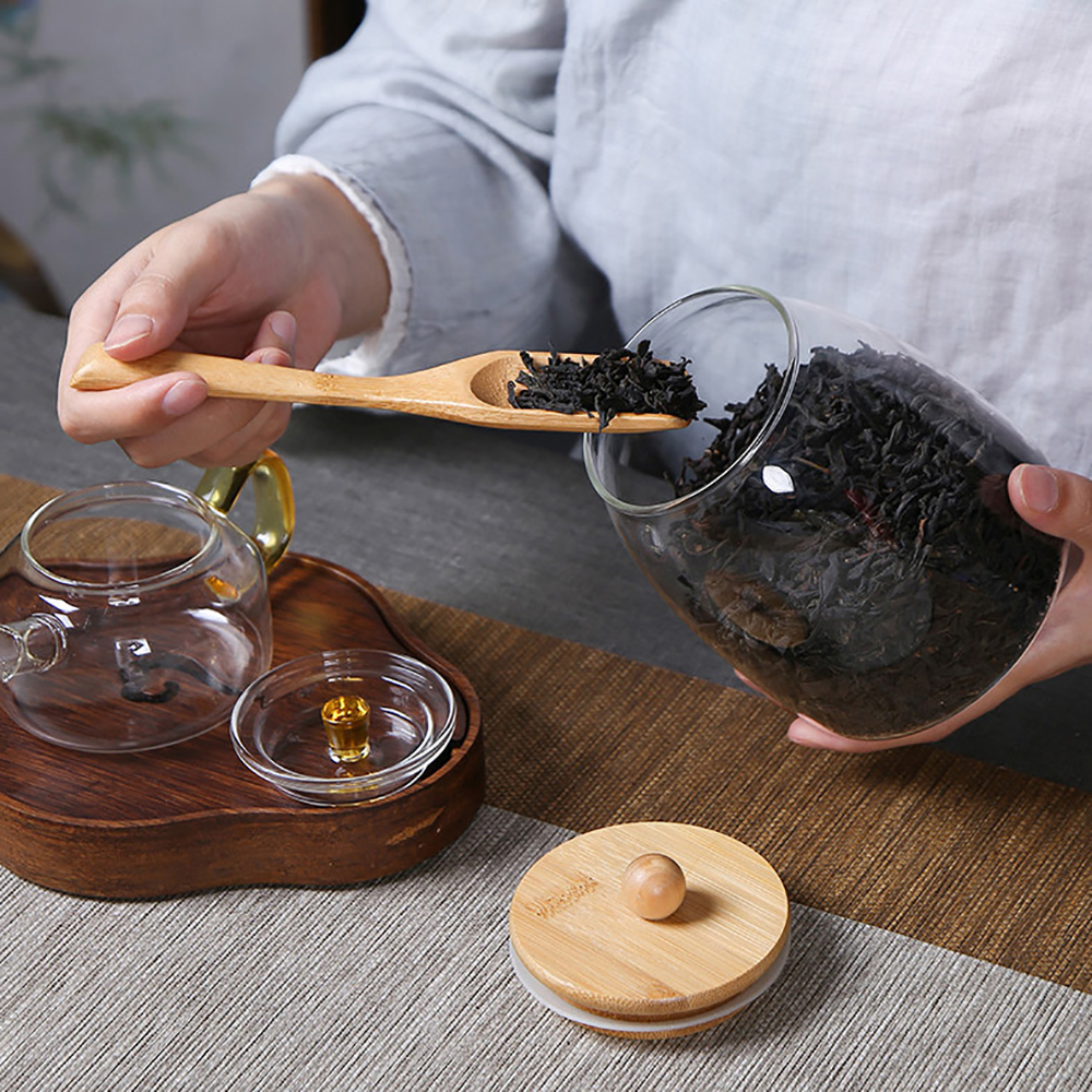 Wooden Lid Glass Sealed Jar Fo - Glass Food Storage Xl avis et prix