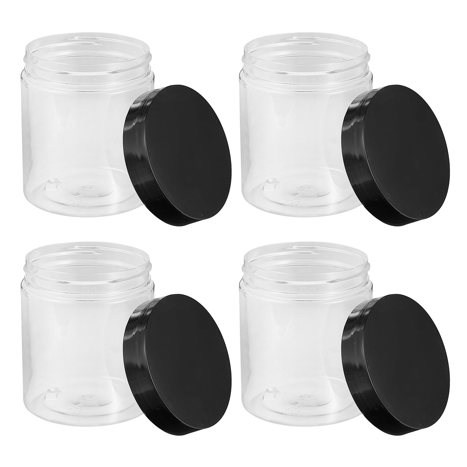 12Pcs Clear Plastic Storage Ja - Food Storage Jars Plastic avis et prix