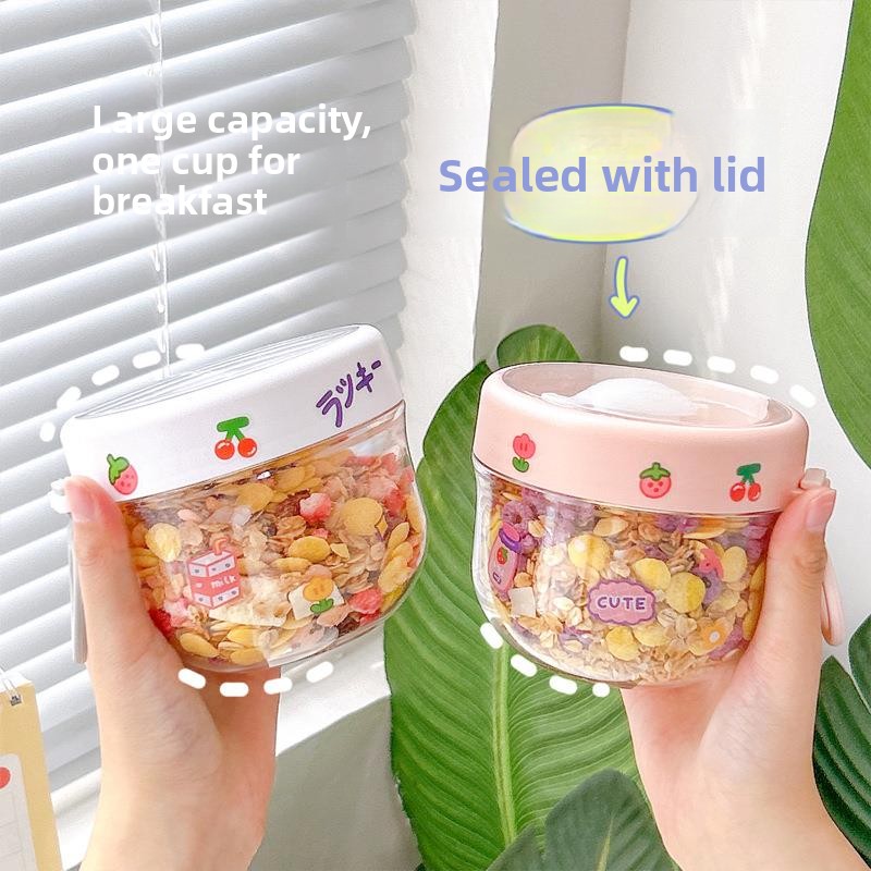 Overnight Oats Cup Portable Wi - Mason Jar Wide Mouth avis et prix