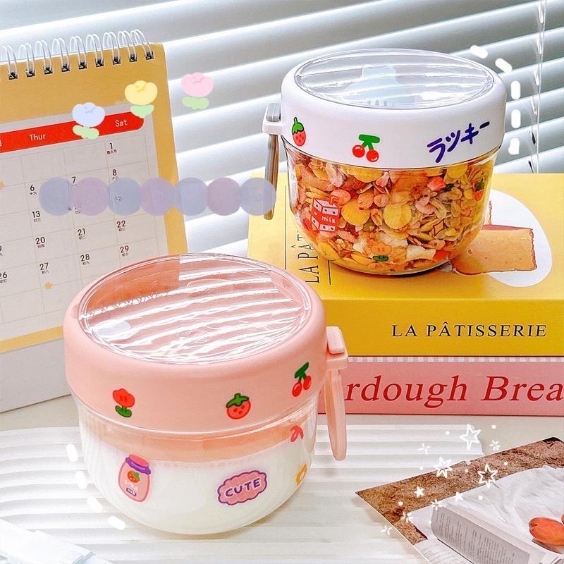 Overnight Oats Cup Portable Wi - Mason Jar Wide Mouth avis et prix