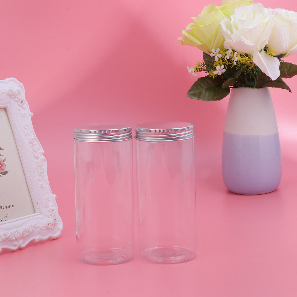6Pcs Transparent Food Storage  - Food Storage Jars Plastic avis et prix