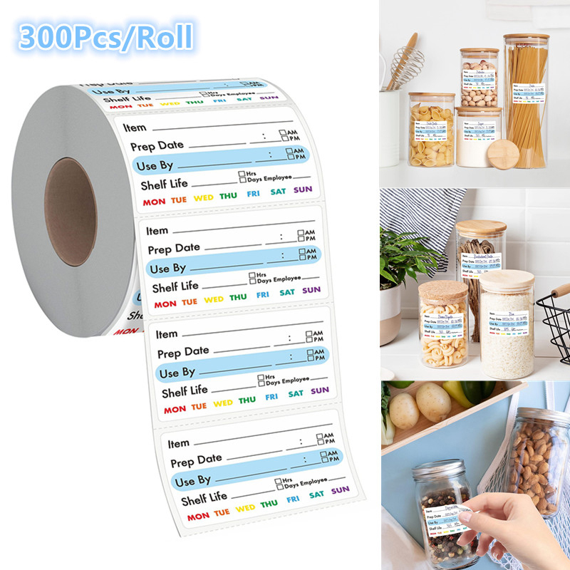 ^300Pcs/Roll Kitchen Date Food - Food Storage Expiration Dates avis et prix