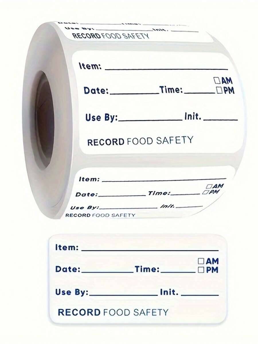500Pcs/Roll, Waterproof Dispos - Food Storage Expiration Dates avis et prix