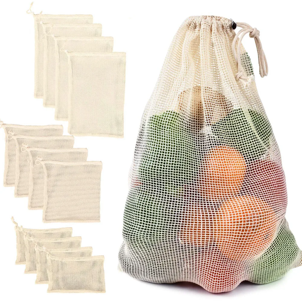Cotton Mesh Vegetable Bags Pro - Food Storage Net avis et prix