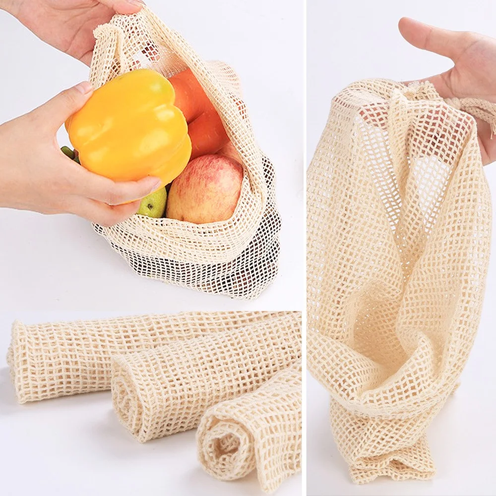 Cotton Mesh Vegetable Bags Pro - Food Storage Net avis et prix