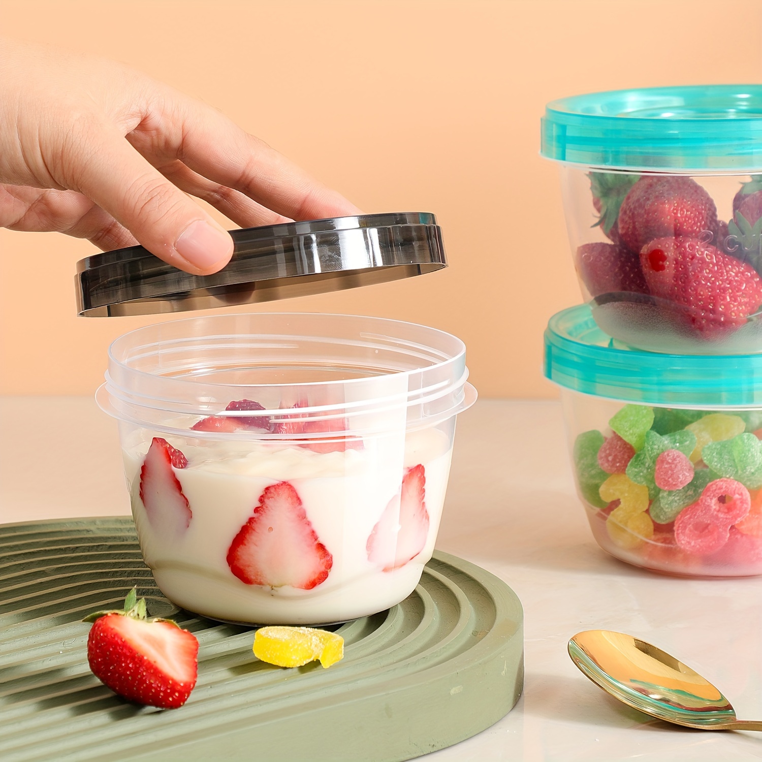 2 Transparent Sealed Food Stor - Food Storage Utensils avis et prix