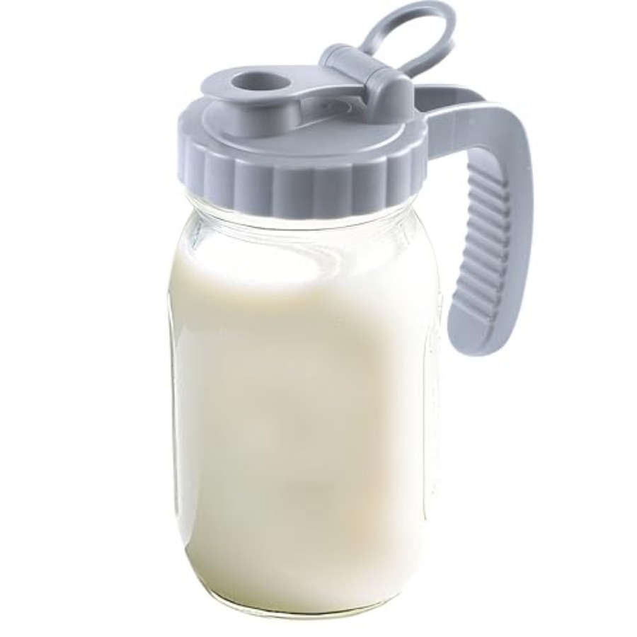 Glass Mason Jar Pitchers With  - Mason Jar Wide Mouth avis et prix