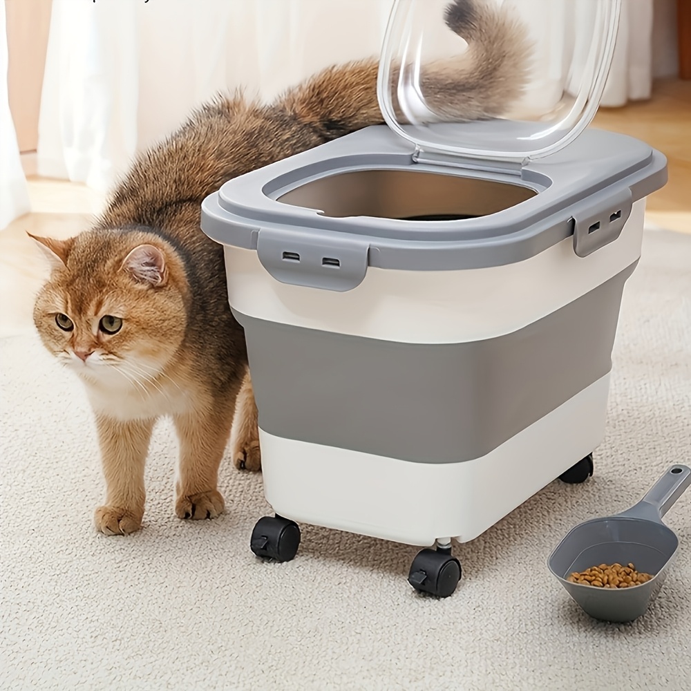 Large Capacity Square Plastic  - Food Storage Dog avis et prix