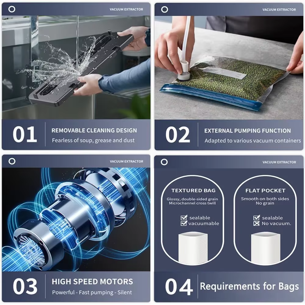 Vacuum Sealer Machine 65kpa Dr - Food Storage Vacuum Seal avis et prix