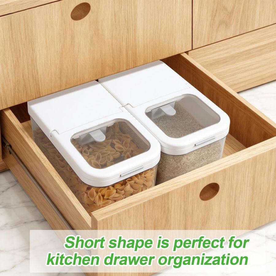 Flour Storage Container 6.5 Qt - Food Storage 12 Qt avis et prix