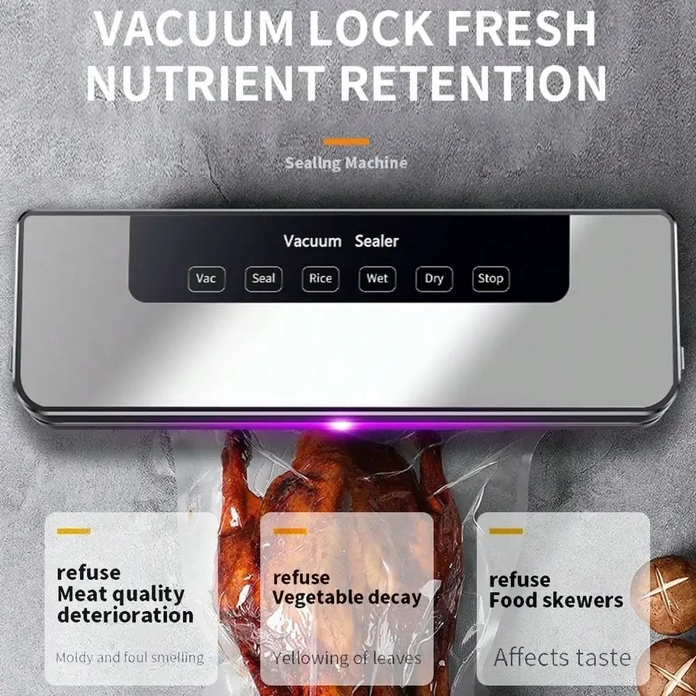 Touch Button Electric Vacuum S - Food Storage Vacuum Seal avis et prix