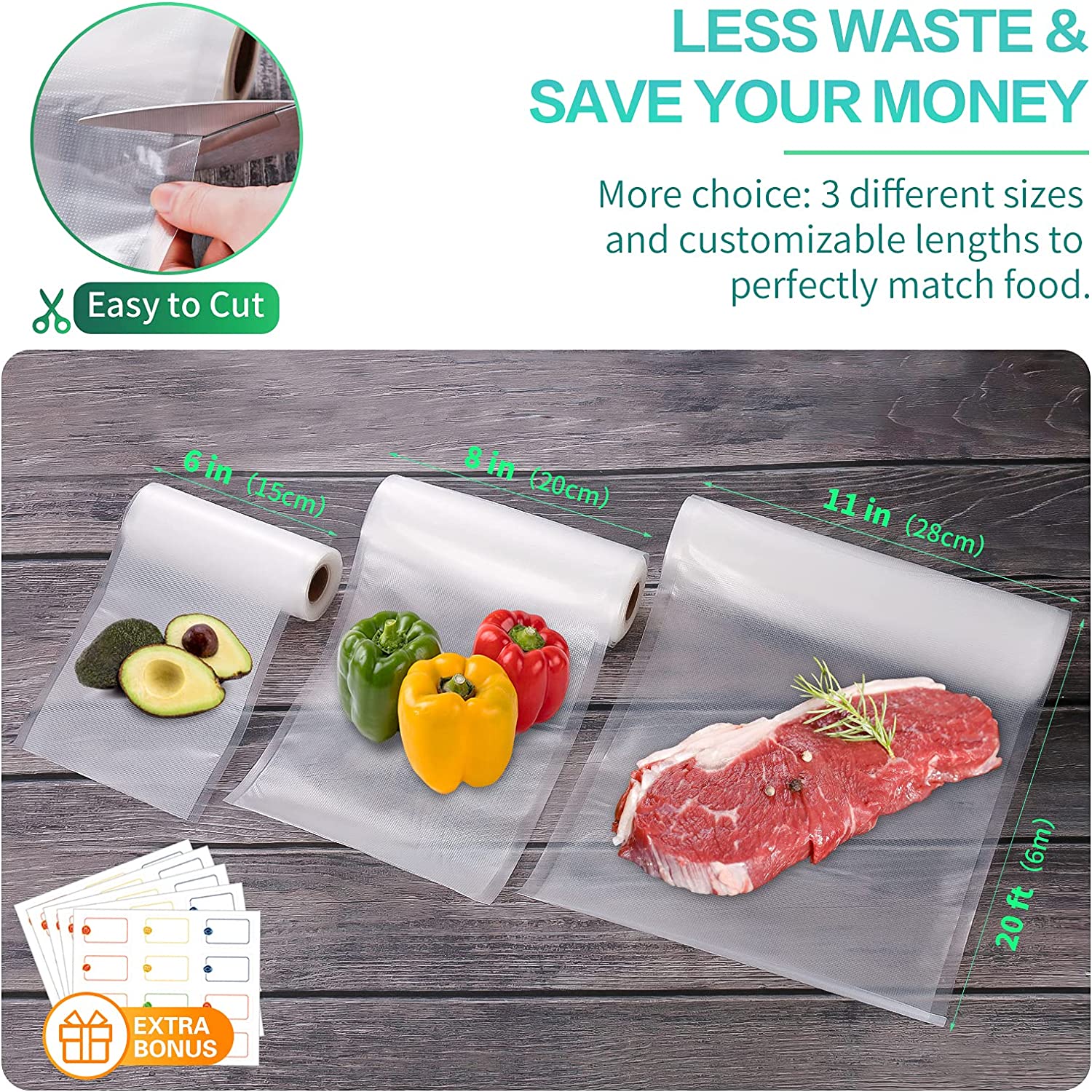 Kitchen Bags For Vacuum Food V - Food Storage Vacuum Seal avis et prix