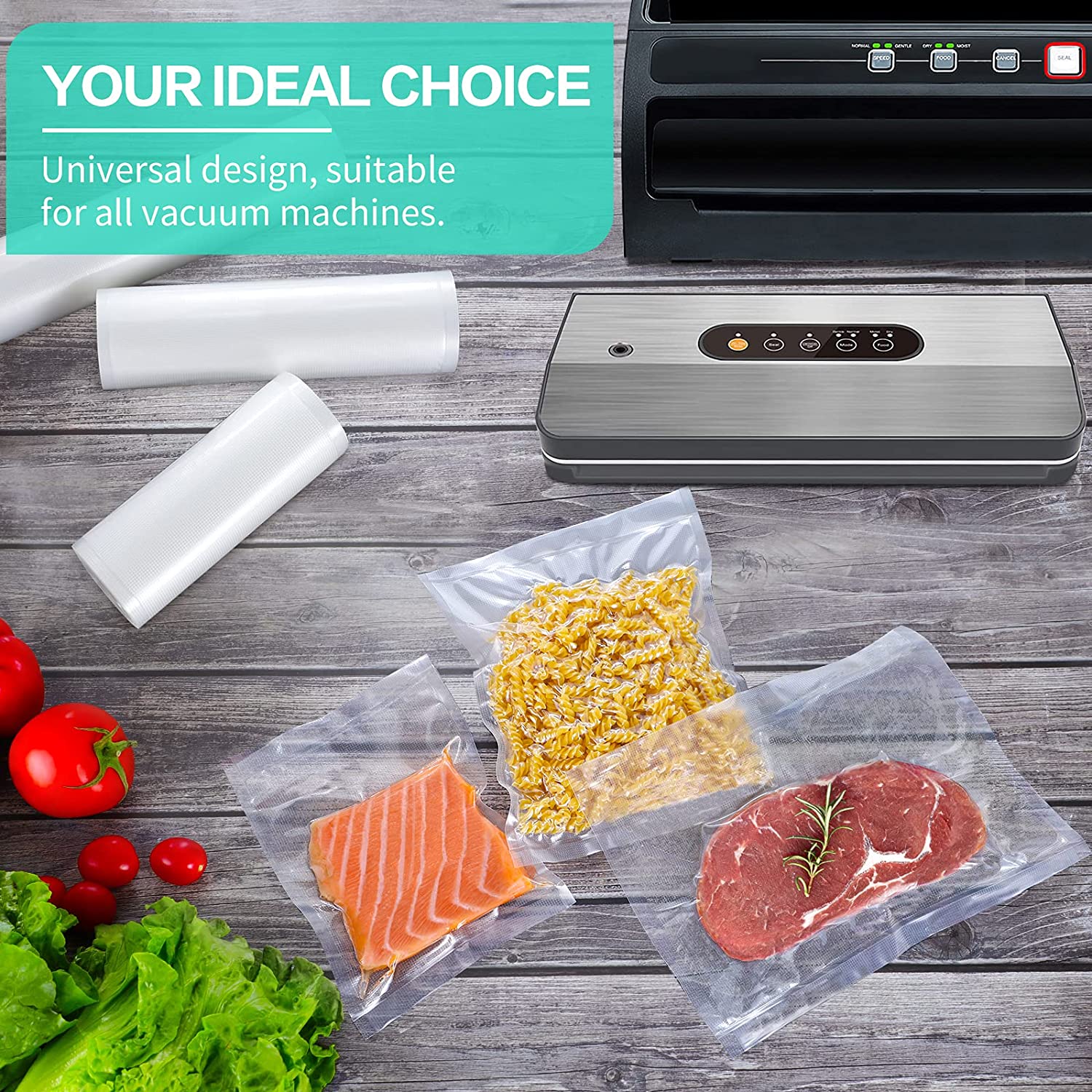 Kitchen Bags For Vacuum Food V - Food Storage Vacuum Seal avis et prix