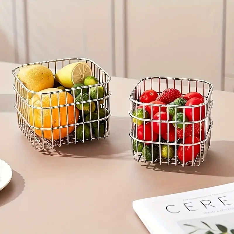 Desktop Square Storage Basket  - Food Storage Net avis et prix