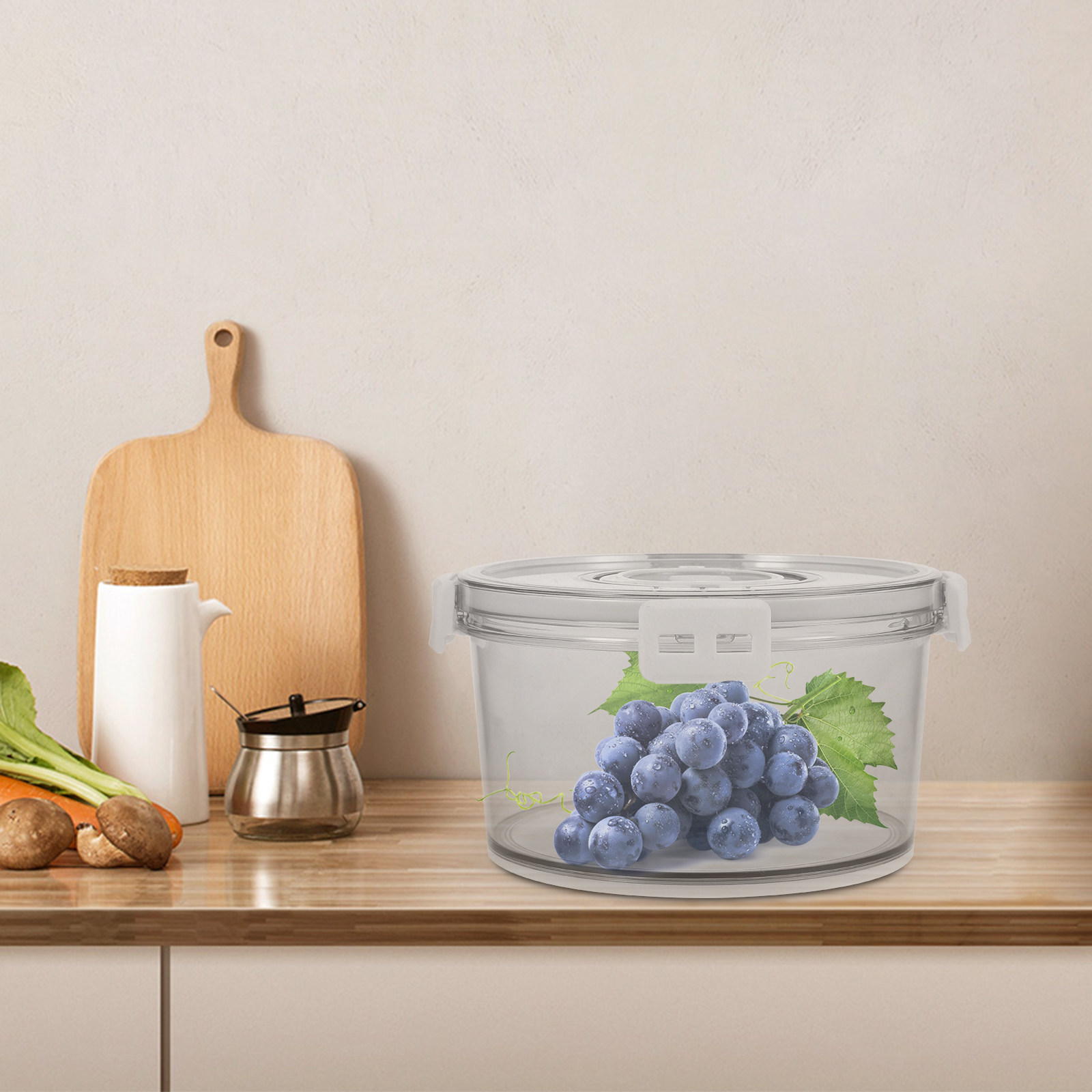 Round Timing Food Storage Box  - Food Storage Lock Box avis et prix