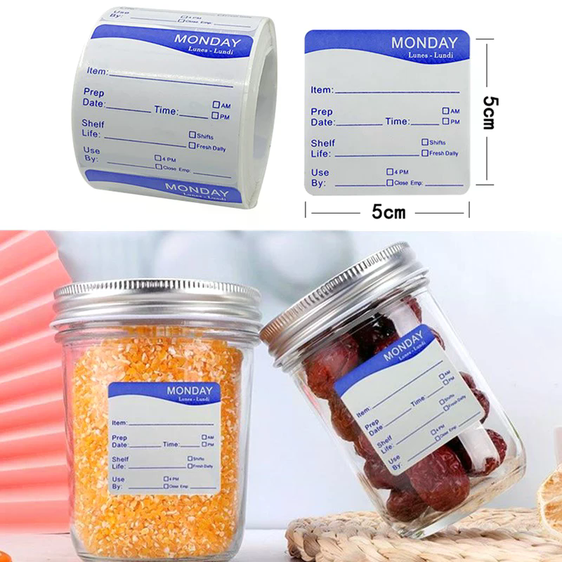 250Pcs/Roll Kitchen Date Food  - Food Storage Expiration Dates avis et prix