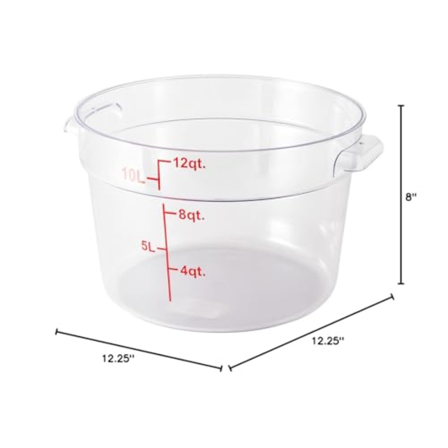 Met Lux 12 Quart Food Storage  - Food Storage Quart Containers avis et prix