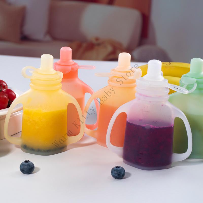 110ml Reusable SIlicone Baby B - Food Storage Silicone Bags avis et prix