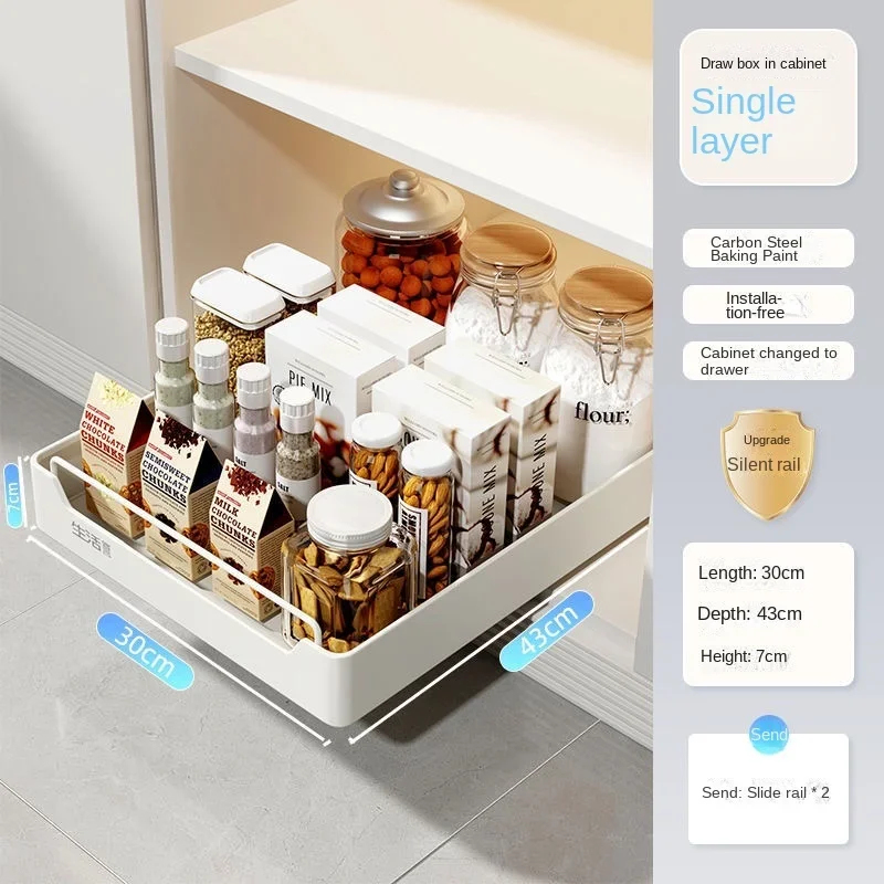 Easy Install Pull Out Kitchen  - Food Storage Cabinet For Kitchen avis et prix
