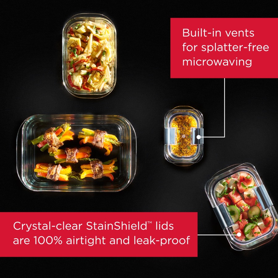 Brilliance 3.2 Cup Glass Food  - Best Food Storage avis et prix